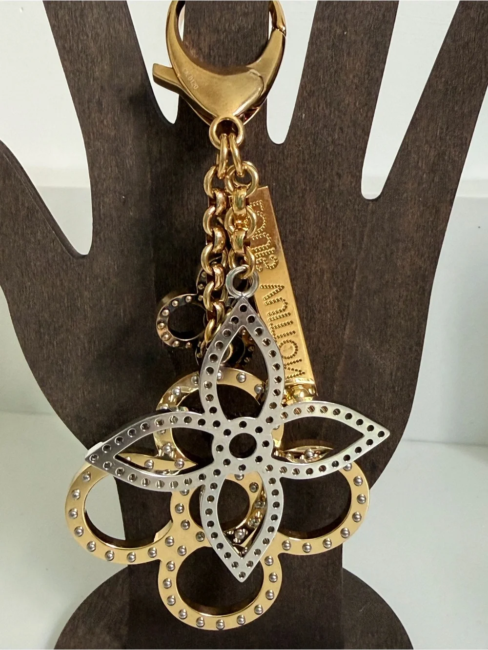 Louis Vuitton Bijoux Insolence M65087 Monogram Bag Charm Keychain w/ Box